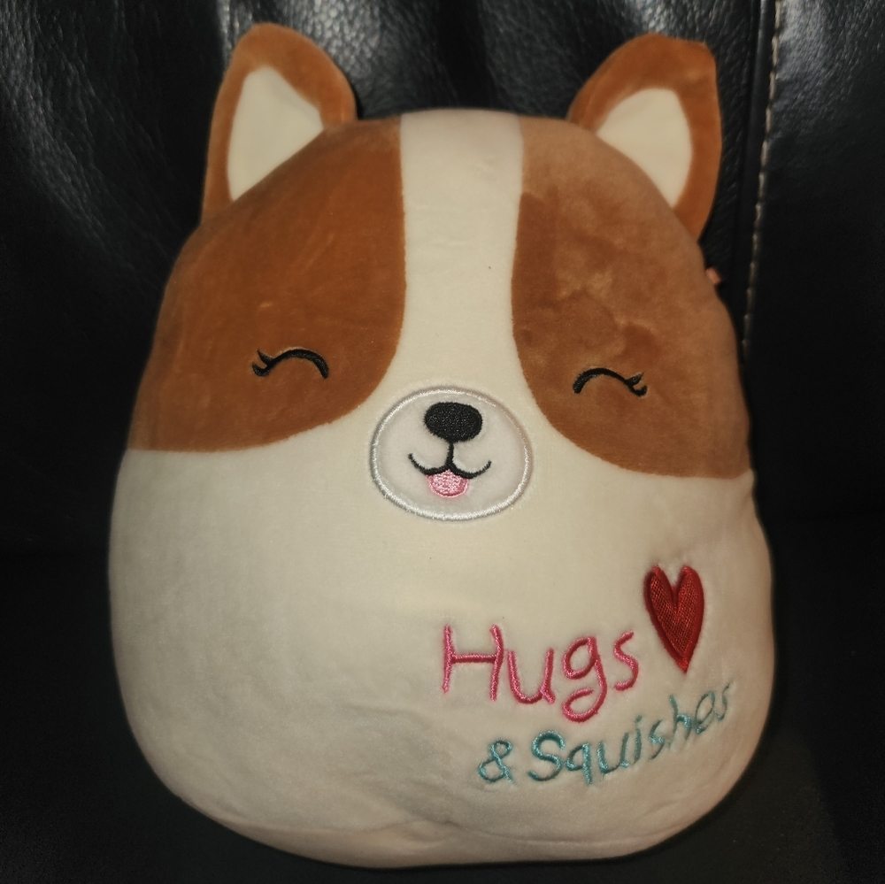 Regina the Valentines Day Corgi Squishmallow 8"